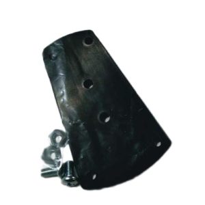 Wall plate adapter for J hooks in black to mount rattle reel
